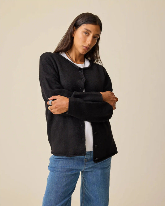 Ultra Soft Maternity & Postpartum Cardigan | Black