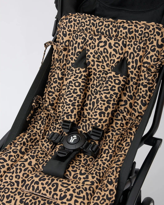 Stroller Party™ Seat Liner & Strap Covers | Leopard