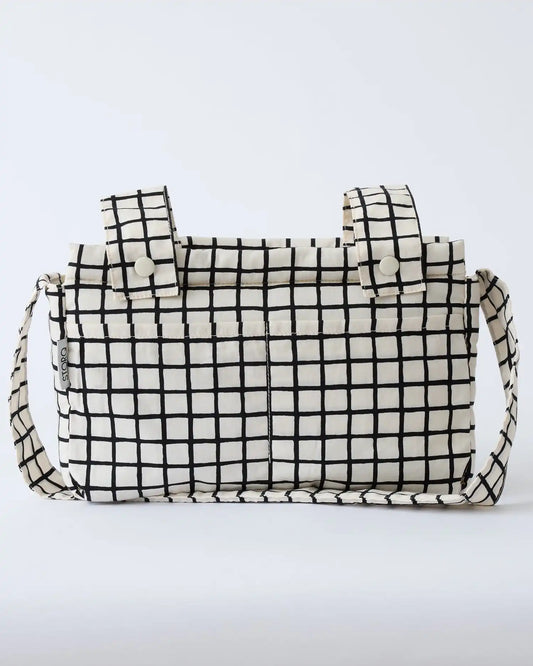Stroller Party™ Caddy Bag | Black Grid