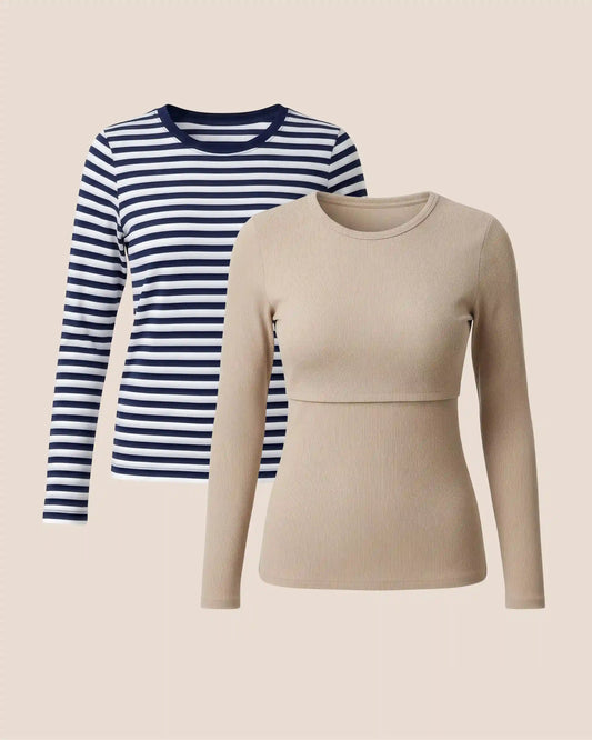 Build Your Own Long Sleeve Nursing T-shirt Bundle