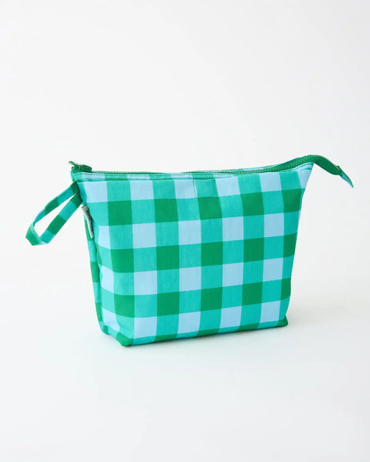 Quick Change Kit Bag | Teal Gingham