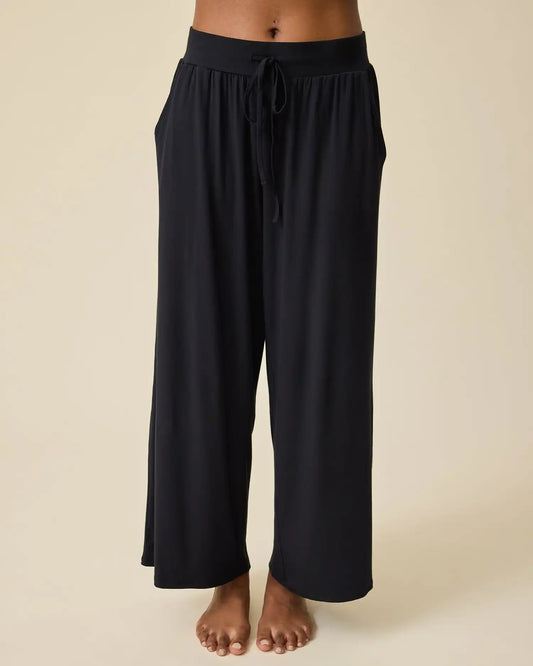 Aria Bamboo Casual Lounge Pant | Black