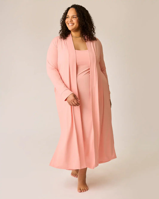 The Sunday Lounge Duster | Sunset Pink