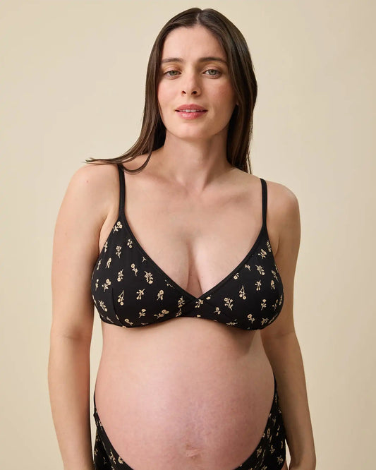Every Stage Triangle Bralette | Black Wildflower