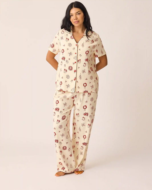 Cotton Bamboo Pajama Set | Cozy Day