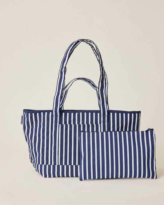 Packable Park Carryall | Navy Stripe