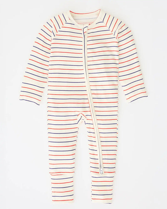 Bamboo Baby Pajama | Pencil Stripe