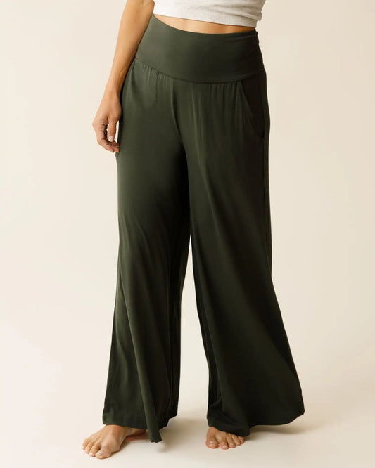 Bamboo Wide Leg Maternity & Postpartum Lounge Pant | Thyme