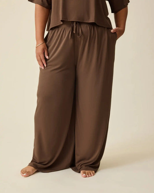 Aria Bamboo Casual Lounge Pant | Chocolate