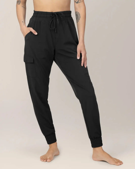 Remy Maternity & Postpartum Cargo Jogger | Black