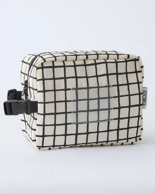 Mini Cooler Bag | Black Grid