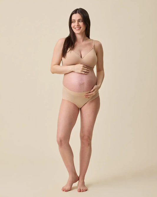 Grow with Me™ Maternity & Postpartum Brief | Beige