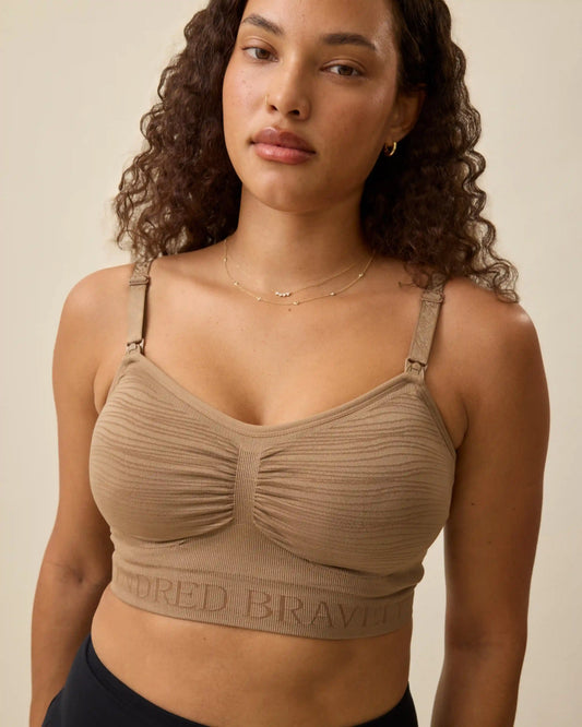 Sublime® Hands-Free Pumping & Nursing Bra | Latte