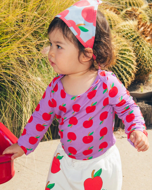Long Sleeve Bamboo Onesie Two-Pack | Apple