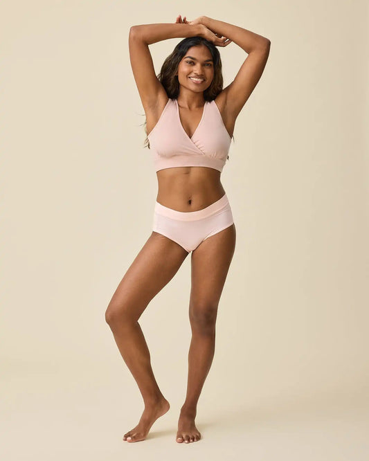 Grow with Me™ Maternity & Postpartum Brief | Soft Pink